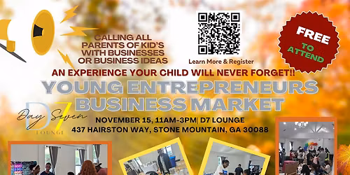Fall Children's Business Market!