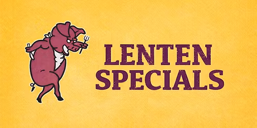 \ud83c\udf64 LENTEN SPECIALS \ud83d\udc20