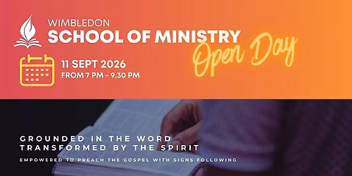 Open Day - Wimbledon School of Ministry