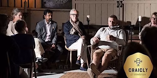 CRAICLY STORIES & Bewley's - Irish Slang Stories in the James Joyce Room