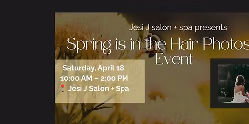 Spring is in the Hair Photo Shoot