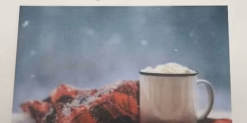 Hot Cocoa before the parade of lights.