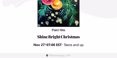 Paint Nite at Rec Room Square One!