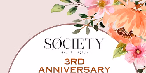 Society's Anniversary Sale Event 