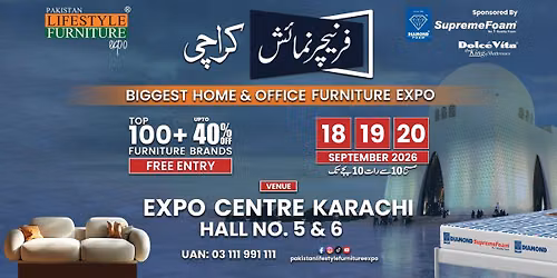 Karachi Furniture Expo - 18 - 19 - 20 September