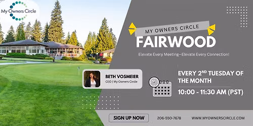Fairwood Monthly Business Accelerator & Networking