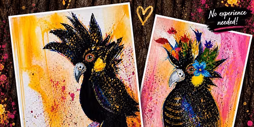 Black Cockatoo-  Paint \u2018n\u2019 Sip 2026