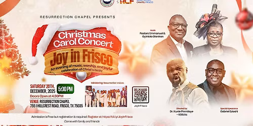 Joy in Frisco - 2025 Christmas Carol Concert of Resurrection Chapel