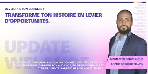 Transforme ton histoire en levier d\u2019opportunit\u00e9s.