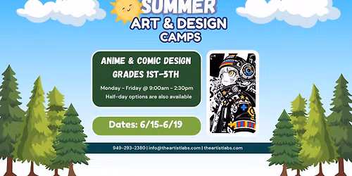 Summer Camp Anime & Comic (1st-5th)
