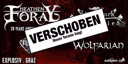 20 Jahre Heathen Foray | XIV Dark Centuries + Odraedir + Wolfarian
