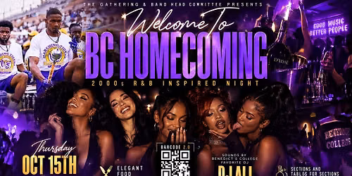 Welcome to BC HOMECOMING 2000s inspired r&b night