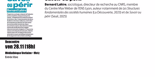 Savoir ou p\u00e9rir - Bernard Lahire