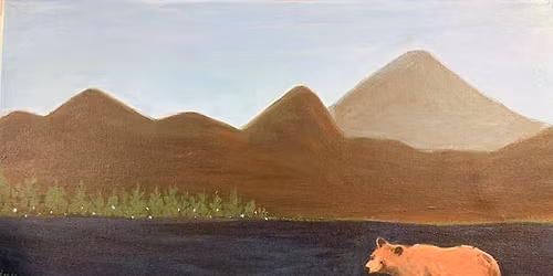 Bear-ly Spring Paint & Sip Event