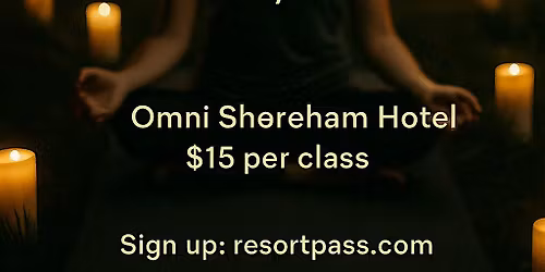 Gentle Yoga by Candlelight at the Omni Shoreham Hotel