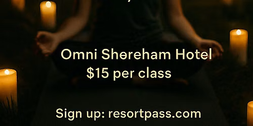 Gentle Yoga by Candlelight at the Omni Shoreham Hotel