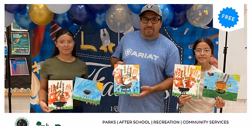 Paint and Pastries with Pops - FREE