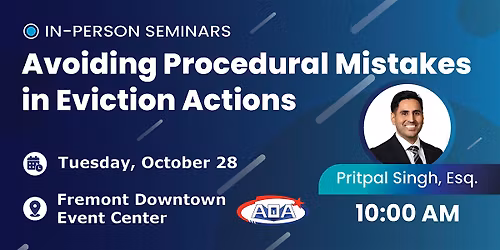 Bay Area Fremont In-Person Seminar