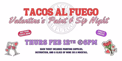 Valentine's Paint and Sip Night