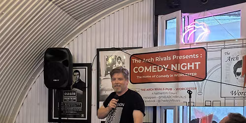 August at our comedy bunker at Arch Rivals