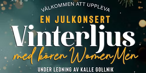 Julkonsert med k\u00f6ren WomenMen