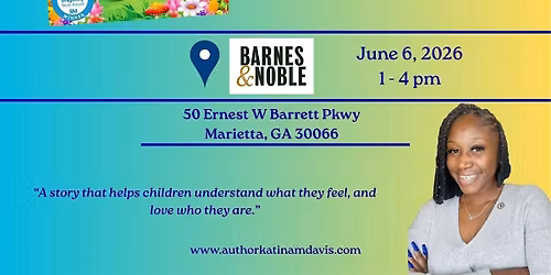 Children's Book Signing w\/ author Katina M. Davis