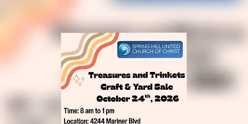 Treasures and Trinkets Craft and Yard Sale 