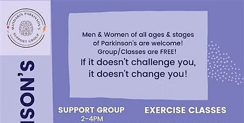Parkinson's Exercise Class-FREE