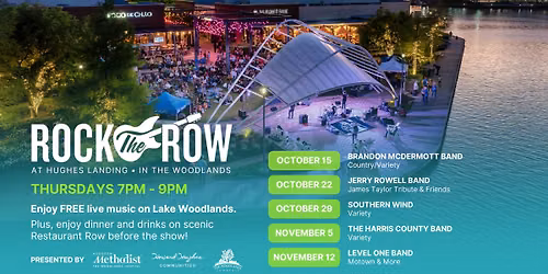 Rock The Row | Free Live Music on Lake Woodlands