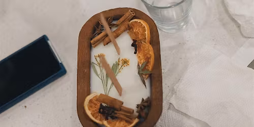 Fall Dough Bowl Candle Making Workshop