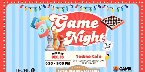 Game Night at Techno (with GAMMA Tabletop Association)