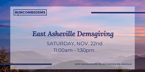 East Asheville Demsgiving