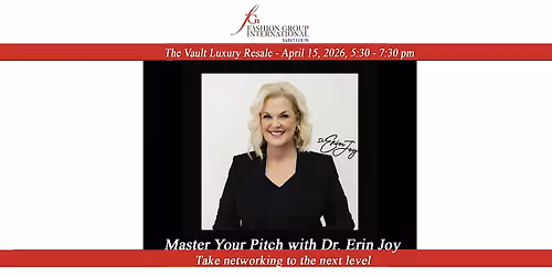 Master Your Pitch with Dr. Erin Joy