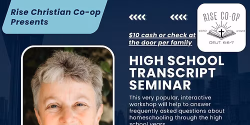 High School Transcript Seminar