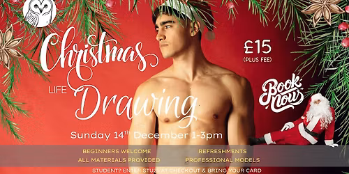 Christmas Life Drawing Mossley Sunday Afternoon