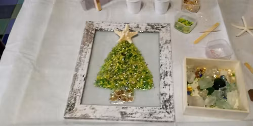 Christmas tree or palm tree? glass class-Triple Sun Distillery in Emmaus!