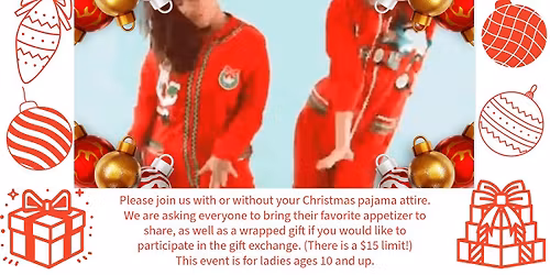 Ladies Christmas Pajama Party
