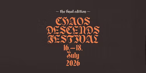 Chaos Descends Festival 2026
