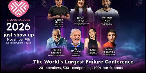 I Love Failure 2026 - Bucharest