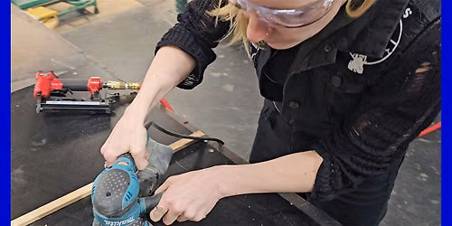 Parent + Teen Intro to Woodworking. Build Together at the Collab MakerSpace