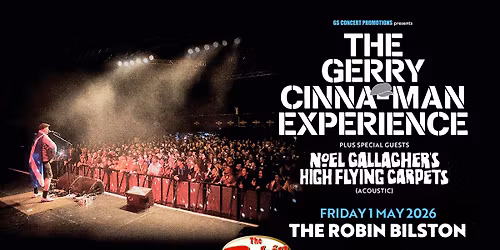 The Gerry Cinna-Man Experience Hit The Robin Bilston 2026