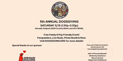 5th Annual DOGSgiving 