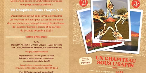 Le Cabaret Barr\u00e9 du festival "Un chapiteau sous l'sapin"