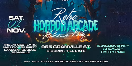 RETRO HORROR ARCADE at GOODCO