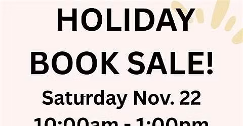 Holiday Book Sale