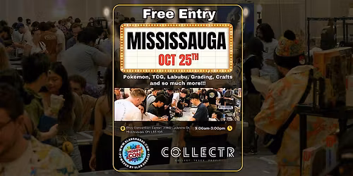 Hobbycon Mississauga \u2013 Free Pok\u00e9mon, TCG & Collectibles Show | Oct 25