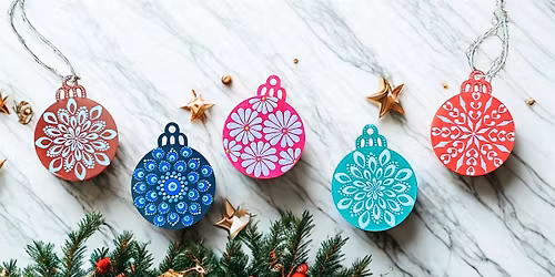 Christmas Ornaments painting workshop
