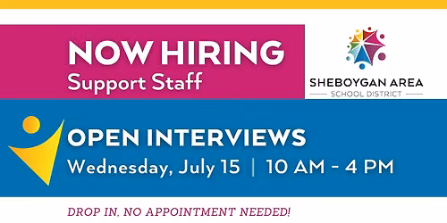 Open Interviews for Support Staff Positions