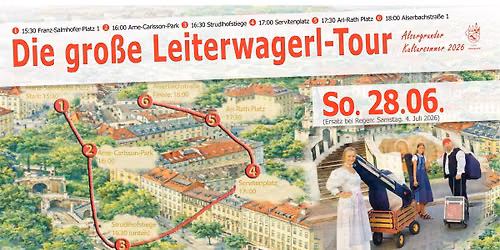 Die gro\u00dfe Leiterwagerl Tour - Alsergrunder Kultursommer 2026