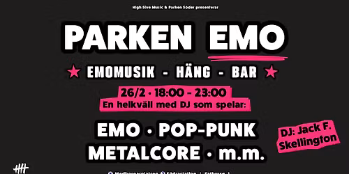 PARKEN EMO | \u2605 Emomusik - H\u00e4ng - Bar \u2605 | Stockholm